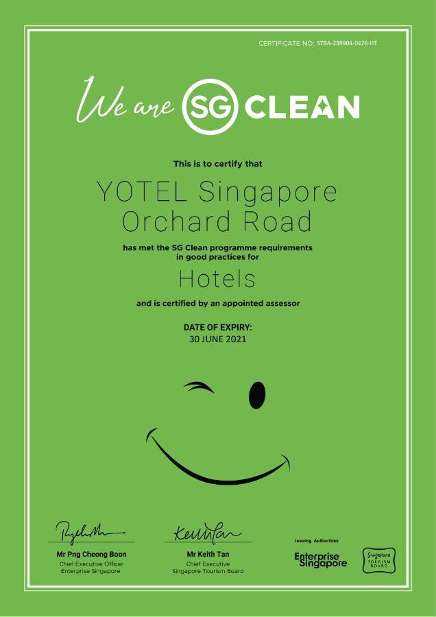 Yotel Singapore Orchard Road Экстерьер фото